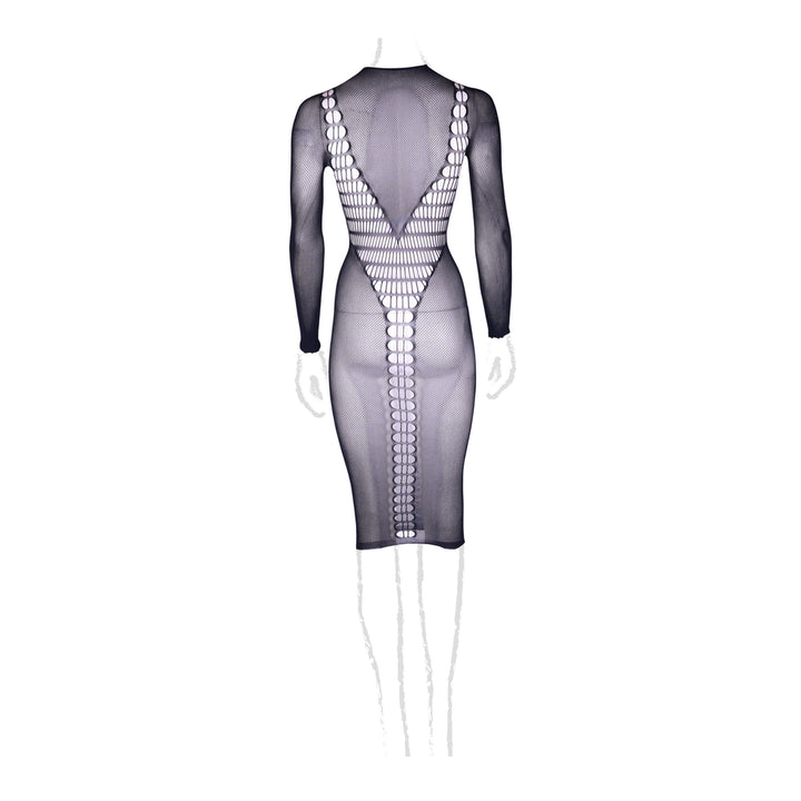 Carme XI – Kleid mit Rollkragen von Le Désir schwarz Queensize