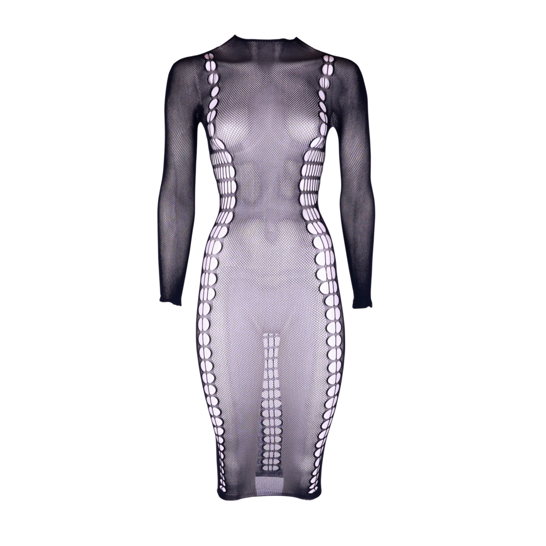 Carme XI – Kleid mit Rollkragen von Le Désir schwarz