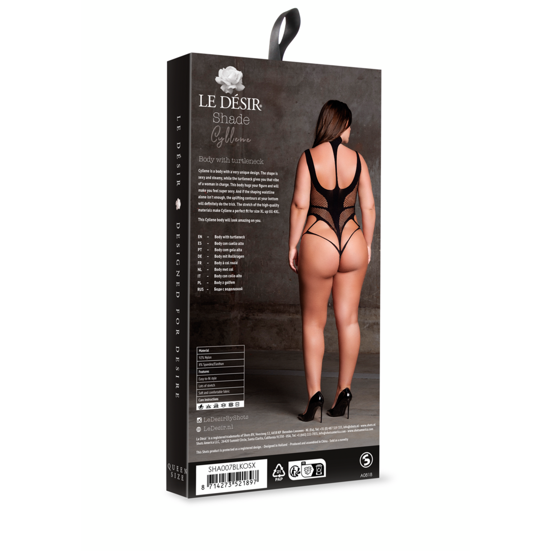 Body "Cyllene" mit Turtleneck von Le Désir schwarz Queensize