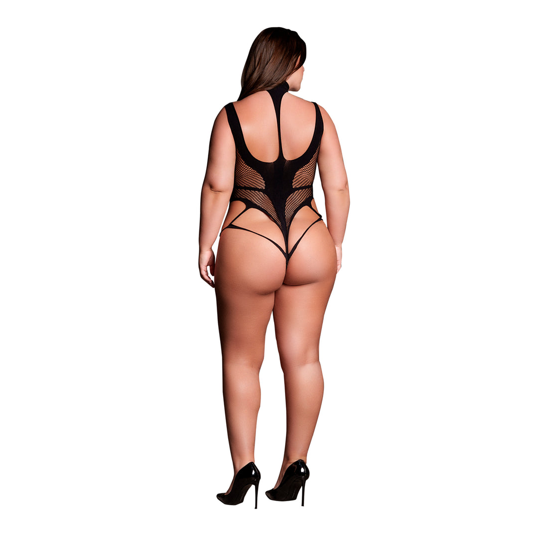 Body "Cyllene" mit Turtleneck von Le Désir schwarz Queensize