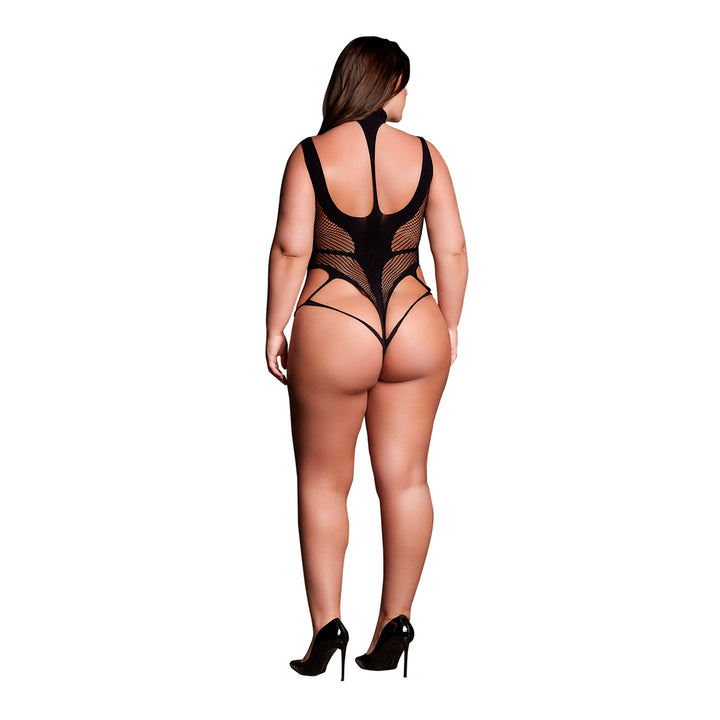 Body "Cyllene" mit Turtleneck von Le Désir schwarz Queensize