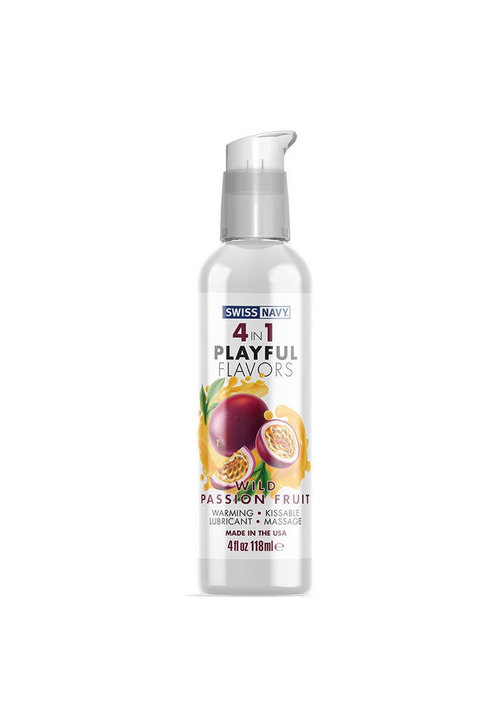 Swiss Navy - Playful 4 In 1 Gleitmittel mit Maracujageschmack 118ml