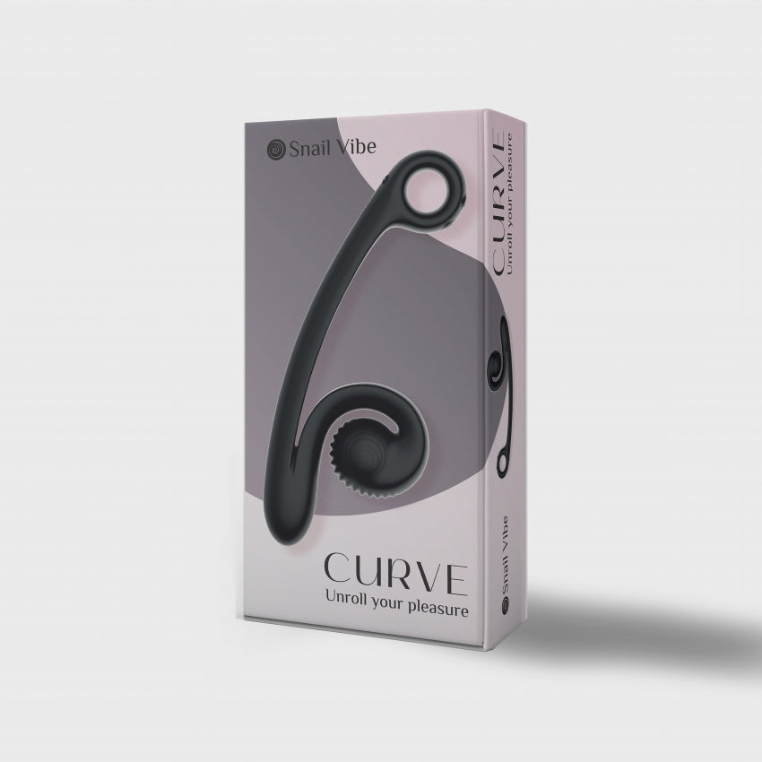 Snail Vibe - Curve Duo Vibrator - schwarz