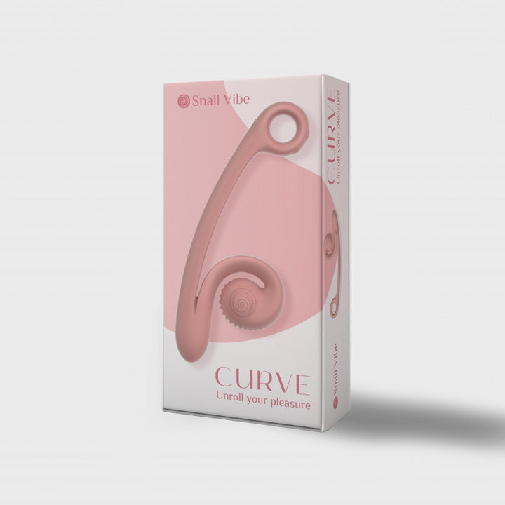 Snail Vibe - Curve Duo Vibrator - pfirsichfarben