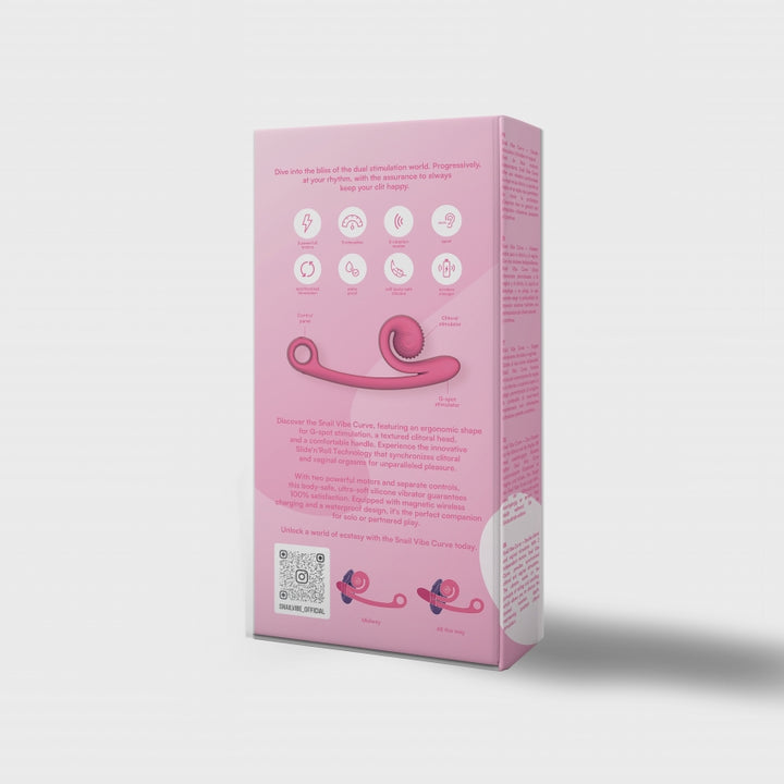 Snail Vibe - Curve Duo Vibrator - pink