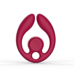 SVibe - Snail GIZI DUO Paarvibrator weinrot