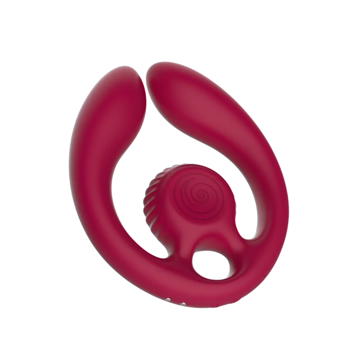 SVibe - Snail GIZI DUO Paarvibrator weinrot