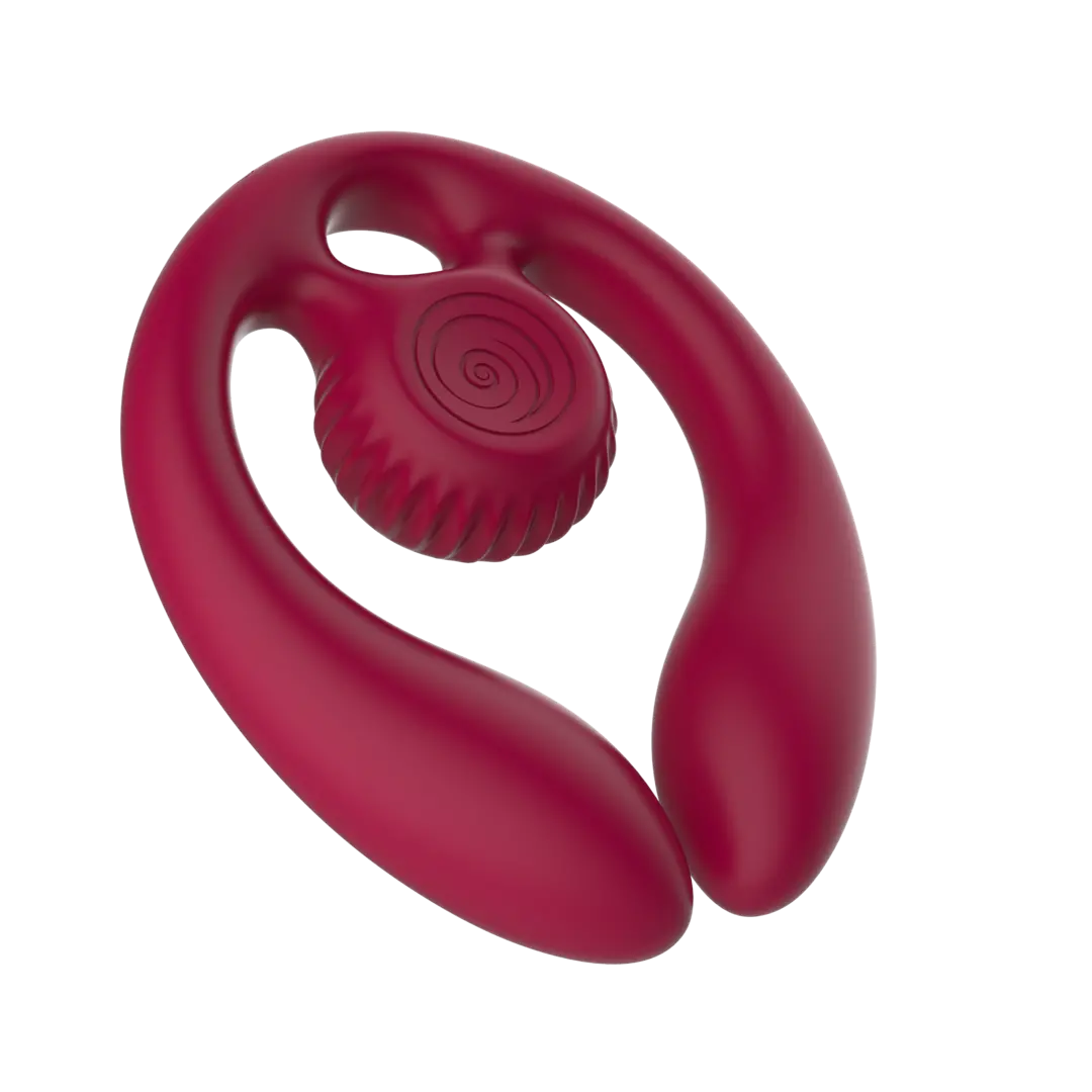 SVibe - Snail GIZI DUO Paarvibrator weinrot