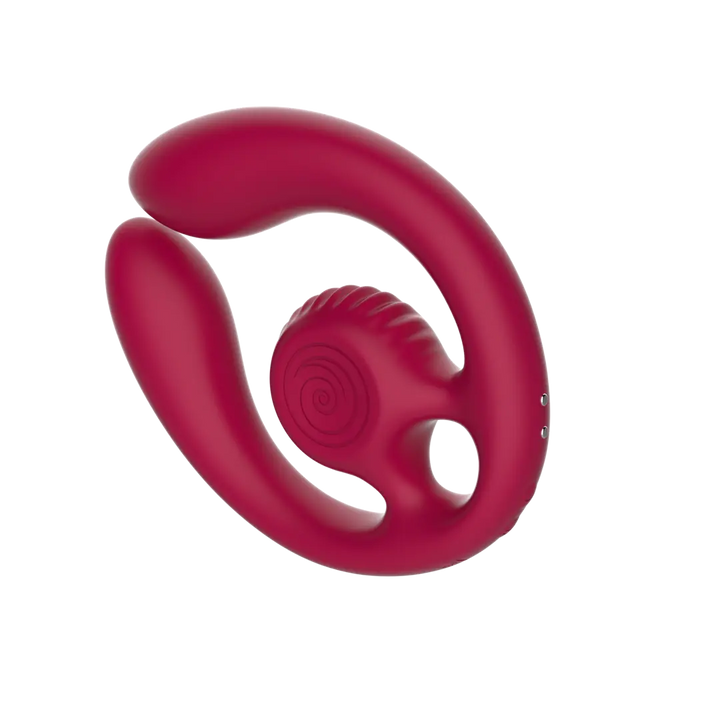 SVibe - Snail GIZI DUO Paarvibrator weinrot