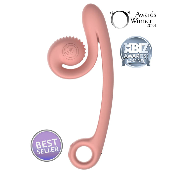 SVibe - Snail Curve Dual-Vibrator peach