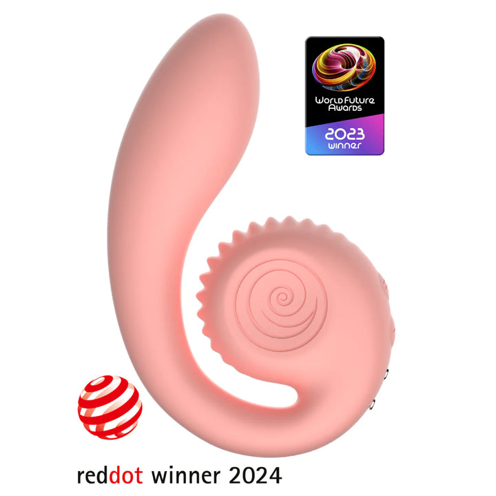 SVibe - Snail GIZI dualer G-Punkt Vibrator peach