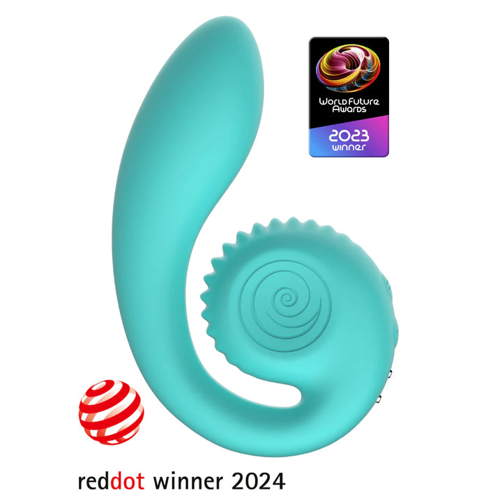 SVibe - Snail GIZI dualer G-Punkt Vibrator türkis