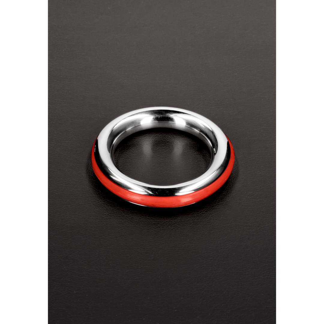 Shots Steel - "Cazzo" Penisring 40 mm rot