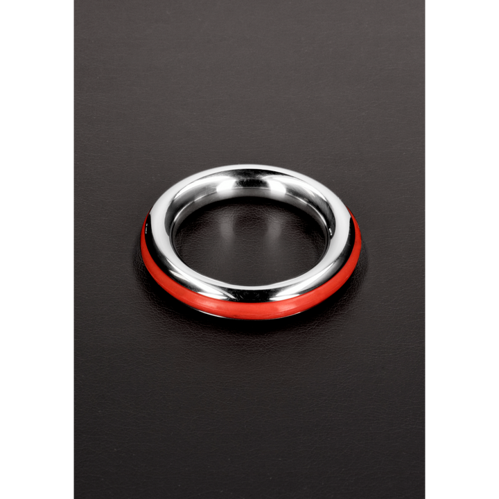 Shots Steel - "Cazzo" Penisring 40 mm rot