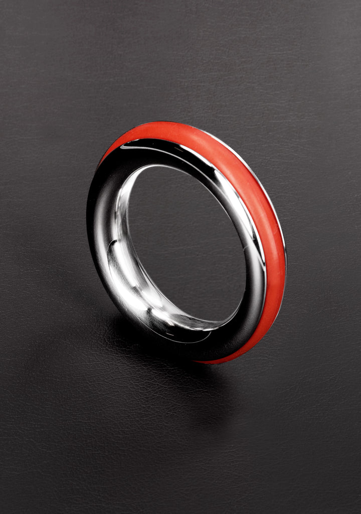 Shots Steel - "Cazzo" Penisring 40 mm rot