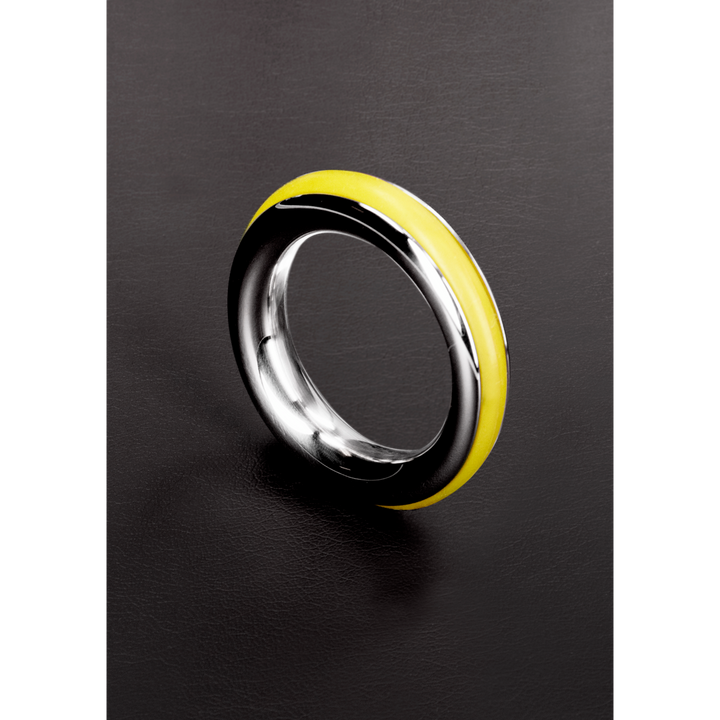 Shots Steel - "Cazzo" Penisring 40 mm gelb