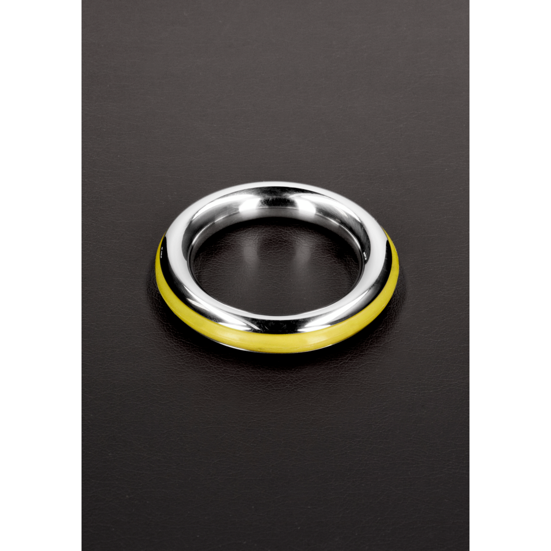 Shots Steel - "Cazzo" Penisring 40 mm gelb