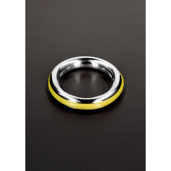 Shots Steel - "Cazzo" Penisring 40 mm gelb