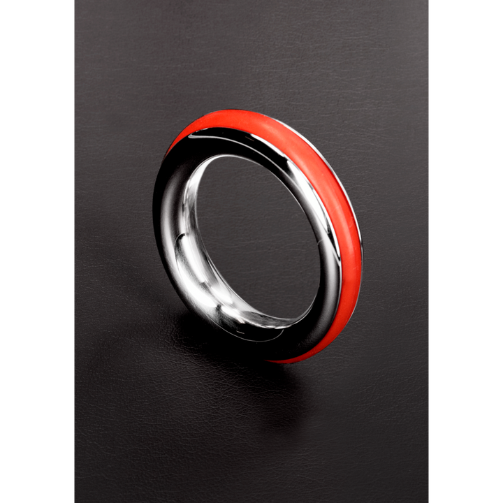 Shots Steel - "Cazzo" Penisring 45 mm rot