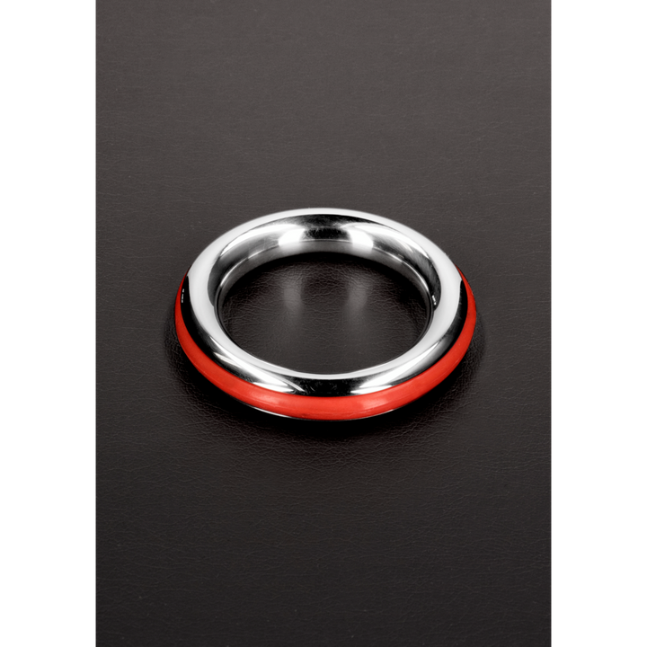 Shots Steel - "Cazzo" Penisring 45 mm rot
