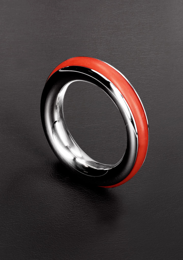 Shots Steel - "Cazzo" Penisring 45 mm rot