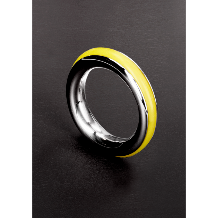 Shots Steel - "Cazzo" Penisring 45 mm gelb