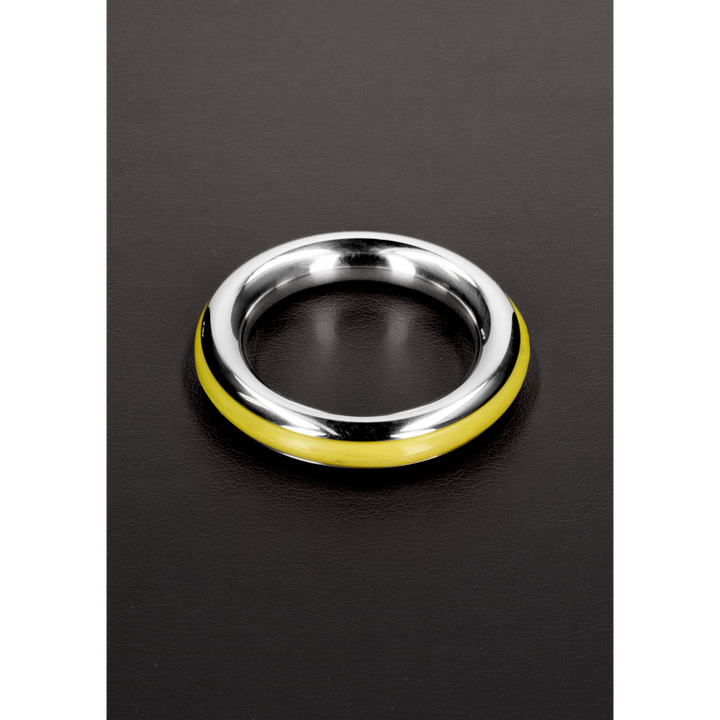 Shots Steel - "Cazzo" Penisring 45 mm gelb