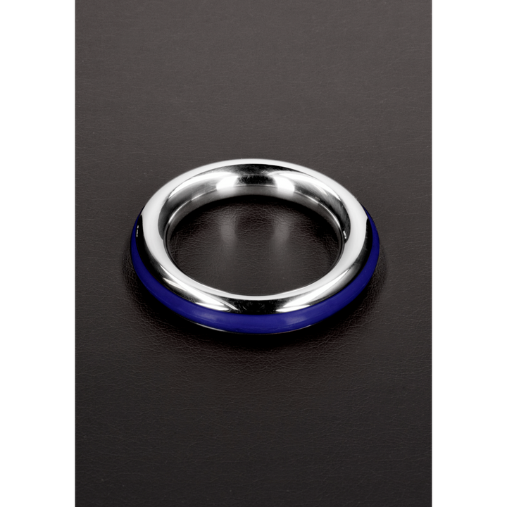 Shots Steel - "Cazzo" Penisring 50 mm blau