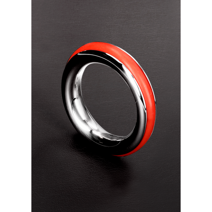 Shots Steel - "Cazzo" Penisring 50 mm rot
