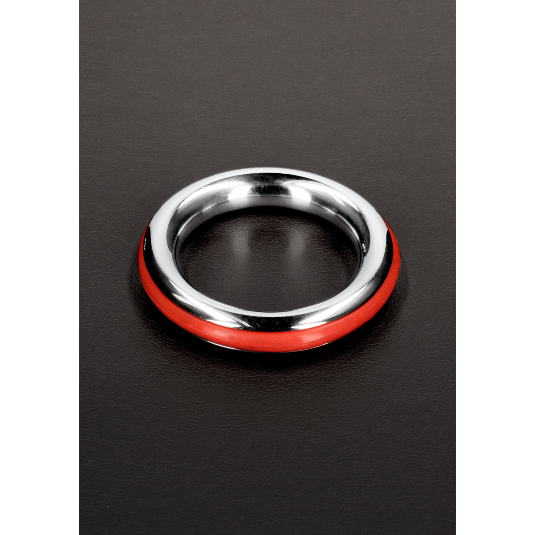 Shots Steel - "Cazzo" Penisring 50 mm rot