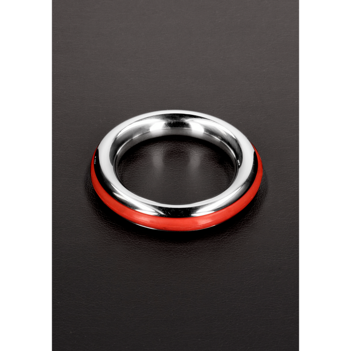 Shots Steel - "Cazzo" Penisring 50 mm rot