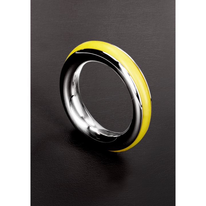 Shots Steel - "Cazzo" Penisring 50 mm gelb