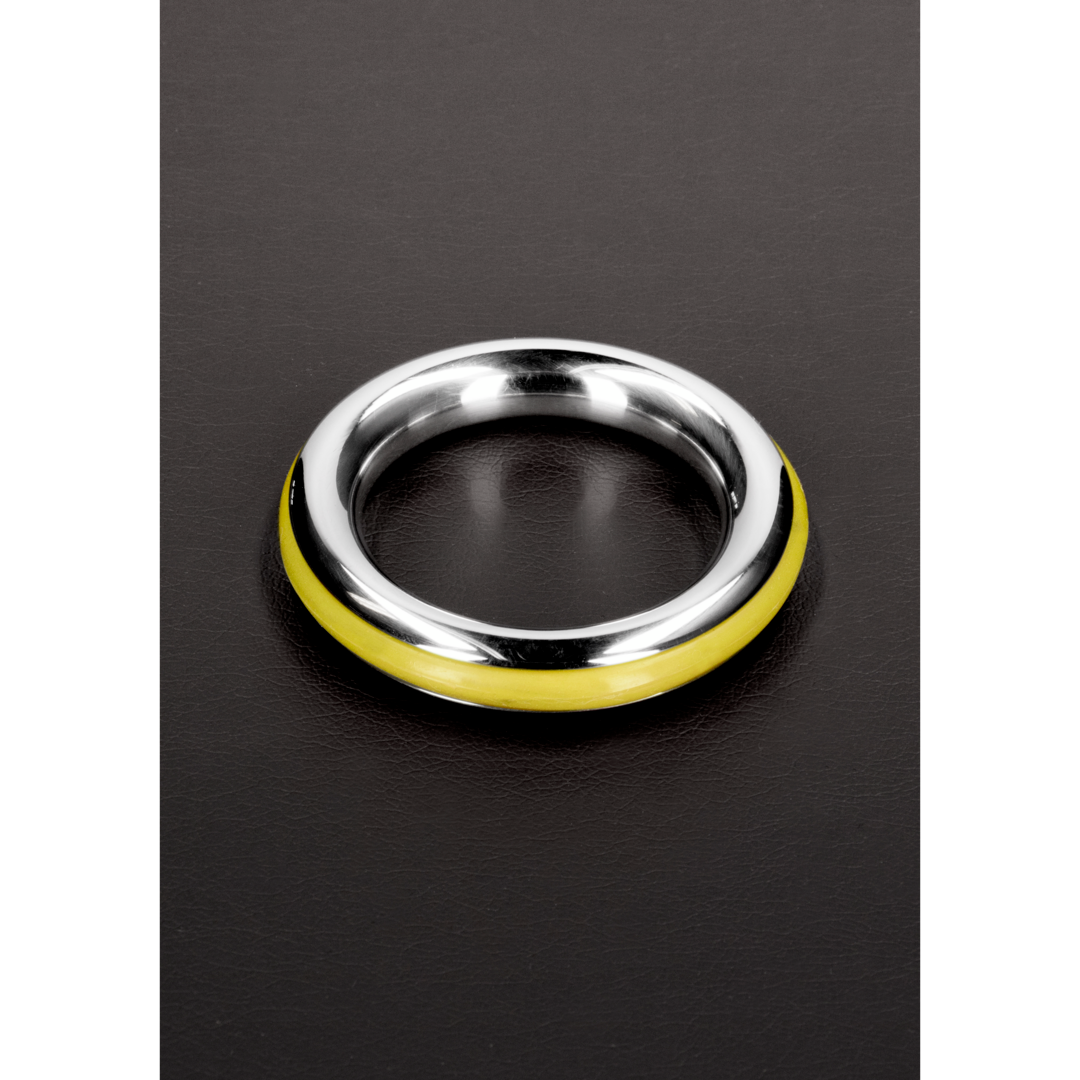 Shots Steel - "Cazzo" Penisring 50 mm gelb