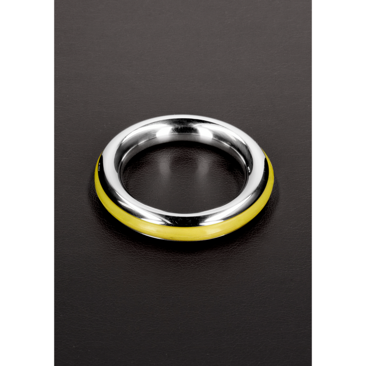 Shots Steel - "Cazzo" Penisring 50 mm gelb