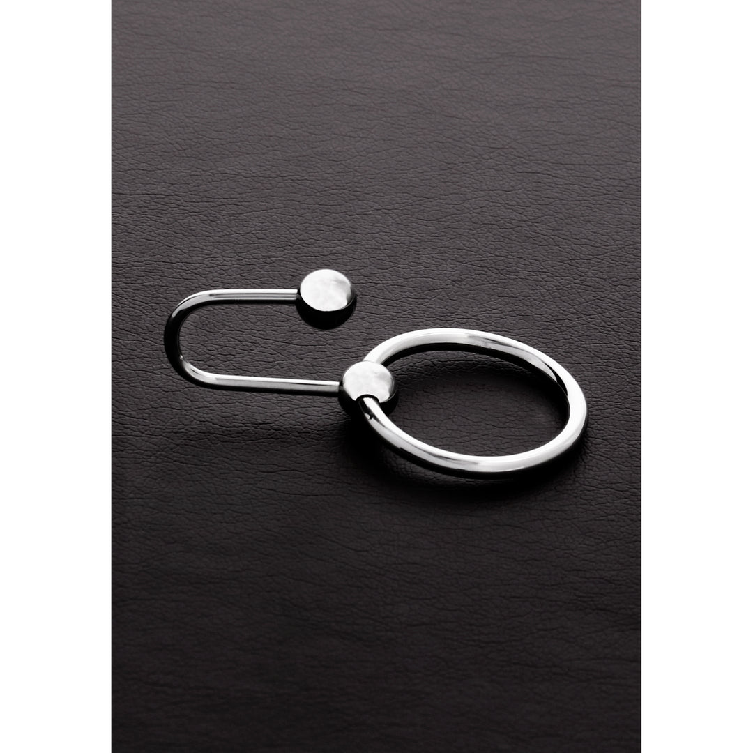 Shots Steel - "Full Stop" Eichelring mit Spermastopper 28 mm