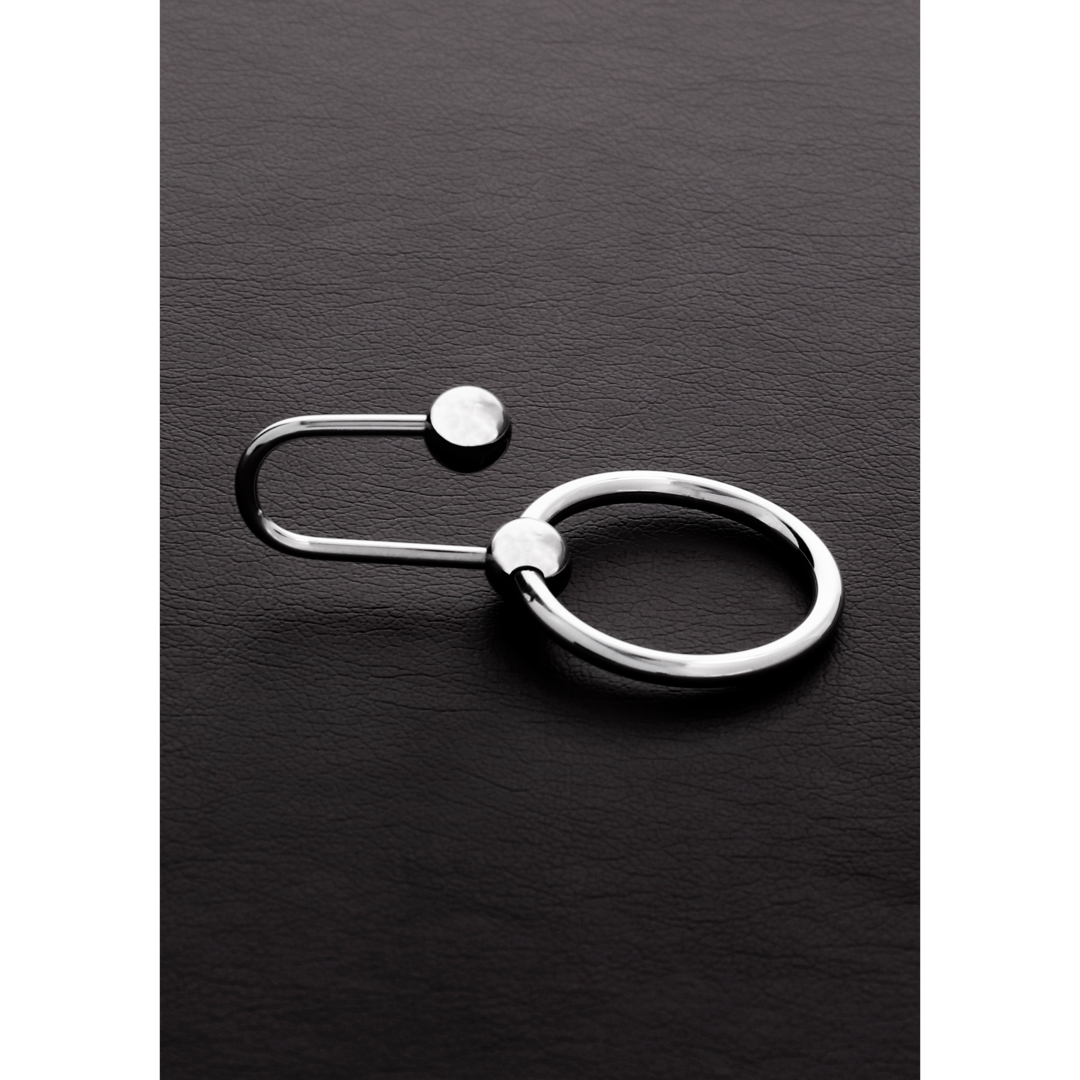 Shots Steel - "Full Stop" Eichelring mit Spermastopper 30 mm