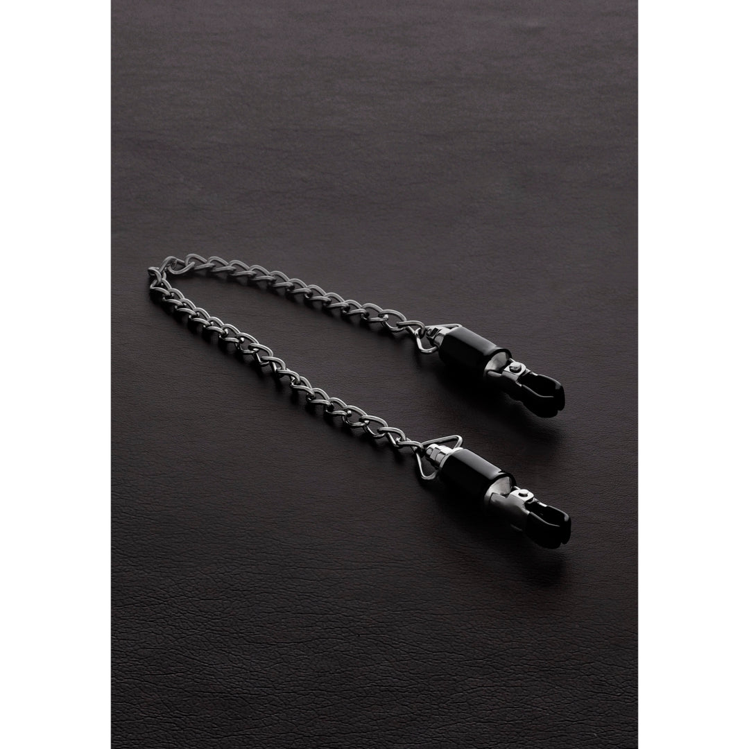 Shots Steel - Barrel Nippelklemmen mit Kette