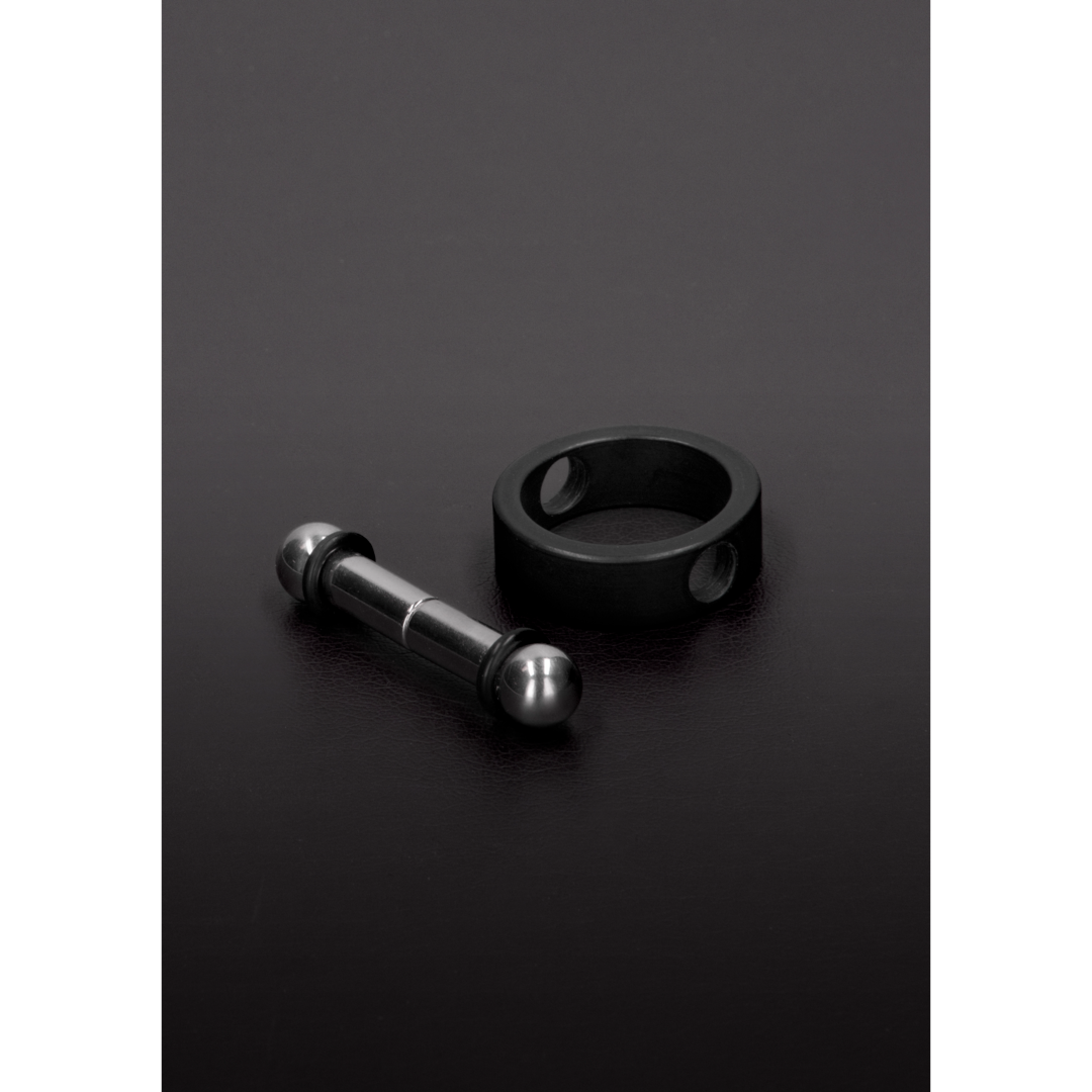 Shots Steel - magnetische Nippelklemmen schwarz/silber