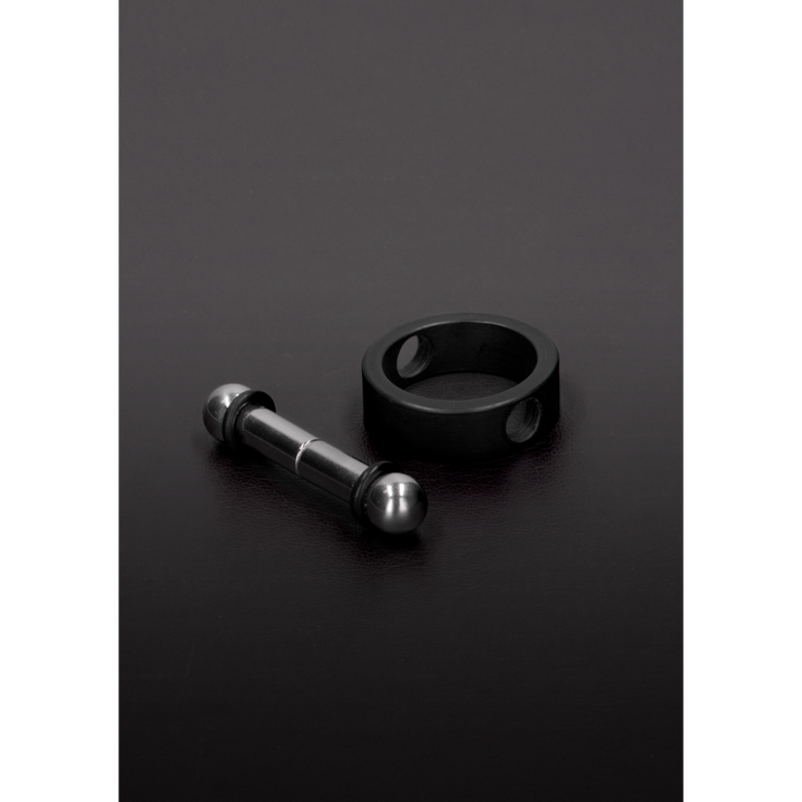 Shots Steel - magnetische Nippelklemmen schwarz/silber