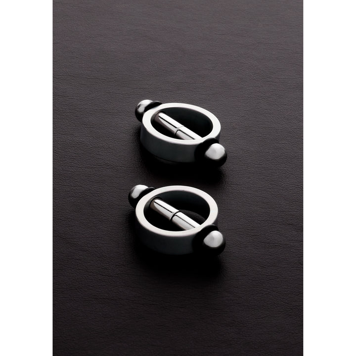 Shots Steel - magnetische Nippelklemmen silber