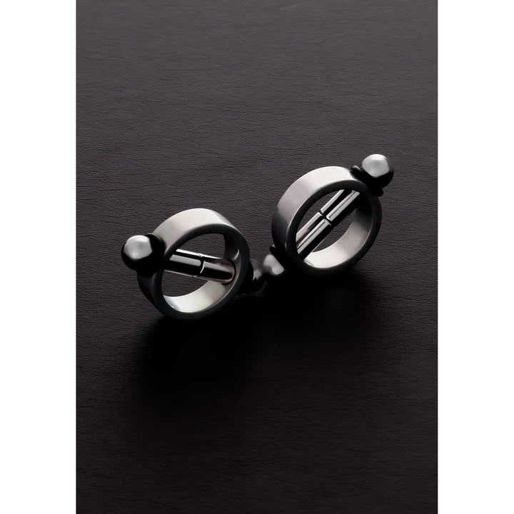 Shots Steel - magnetische Nippelklemmen silber