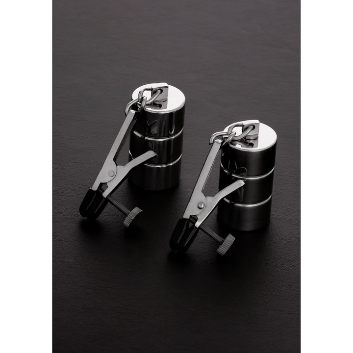 Shots Steel - einstellbare Nippelklemmen mit Gewichten