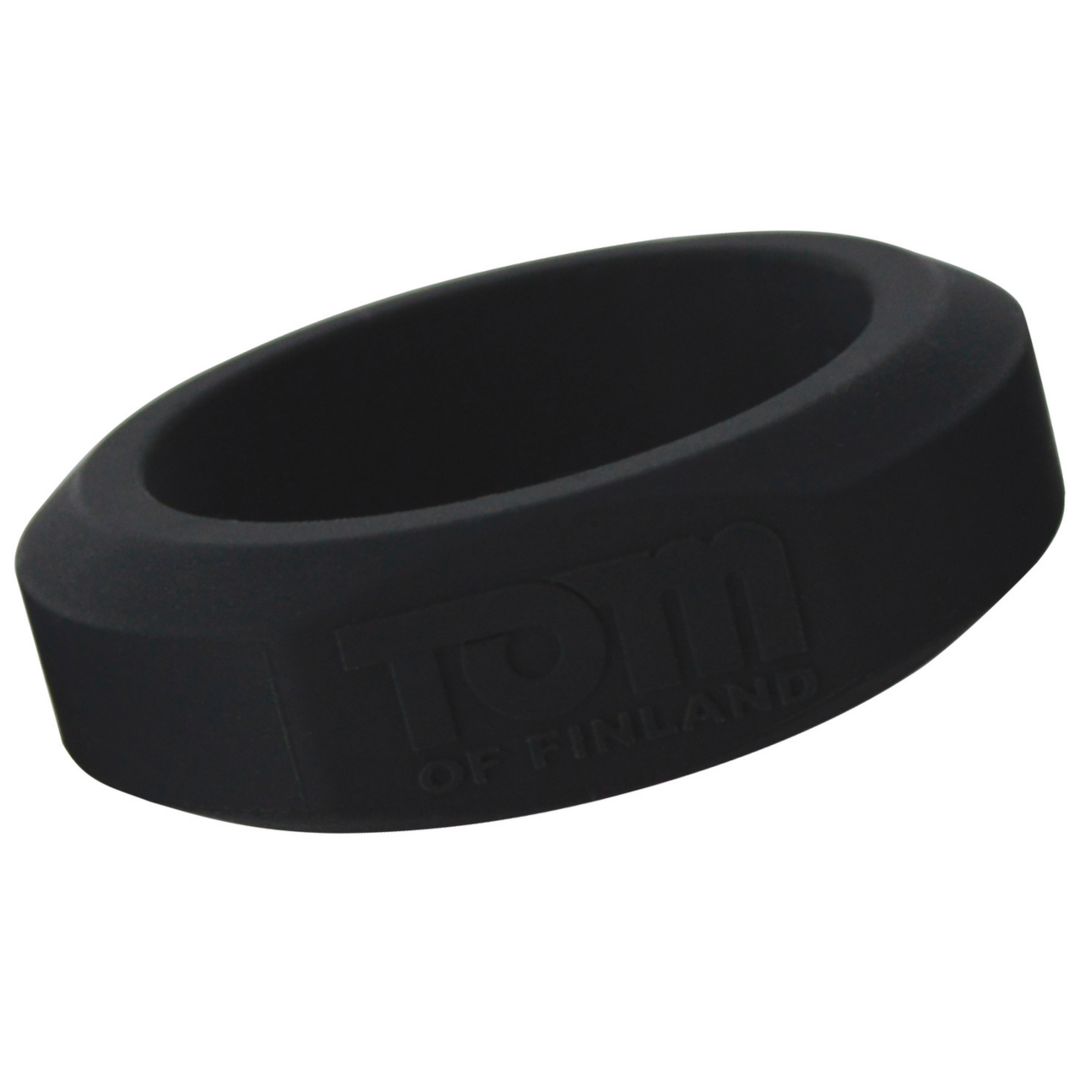 Tom of Finland - Penisring-Set (3 Stück) - schwarz