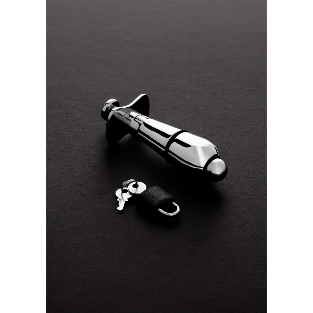 Shots Steel - Deluxe Anal Locking Plug "Junior"