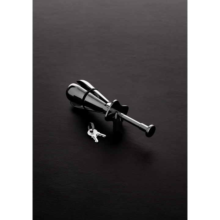 Shots Steel - Deluxe Anal Locking Plug "Junior"