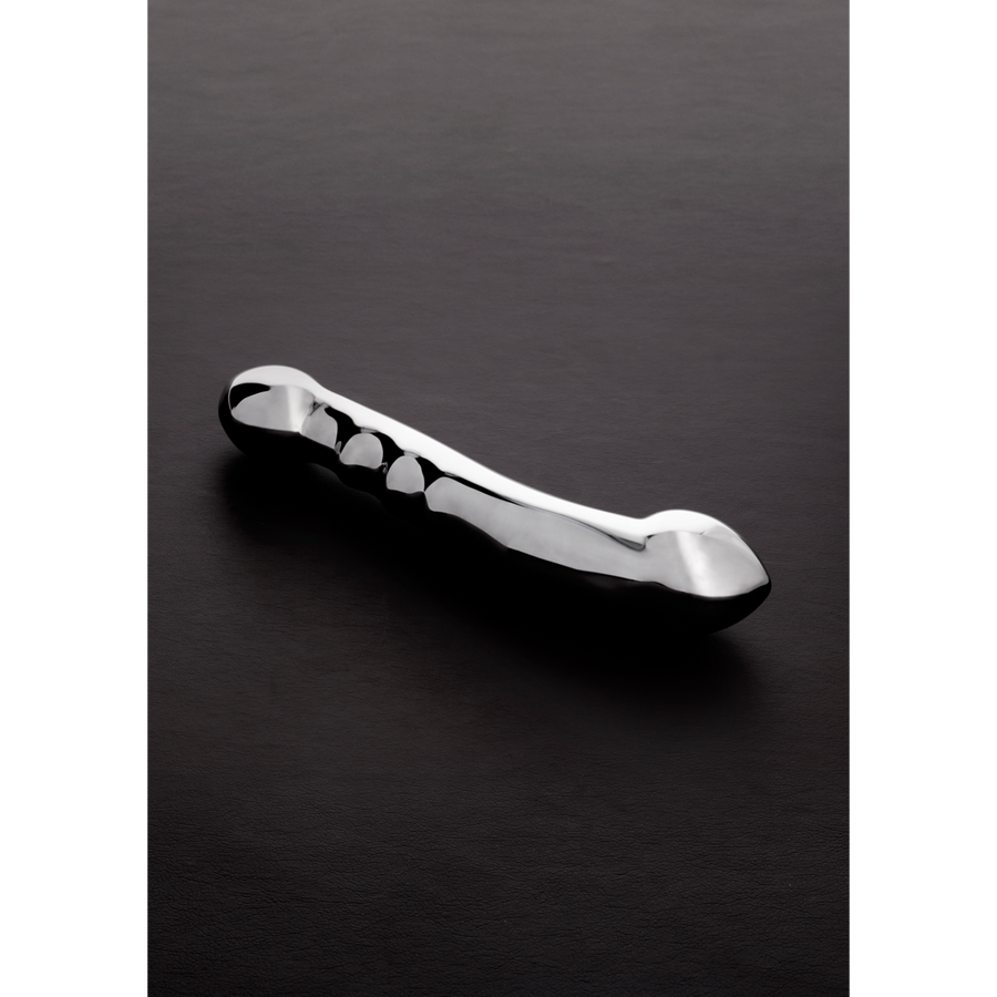 Shots Steel - Doppel- G-/P-Punkt Dildo aus Edelstahl