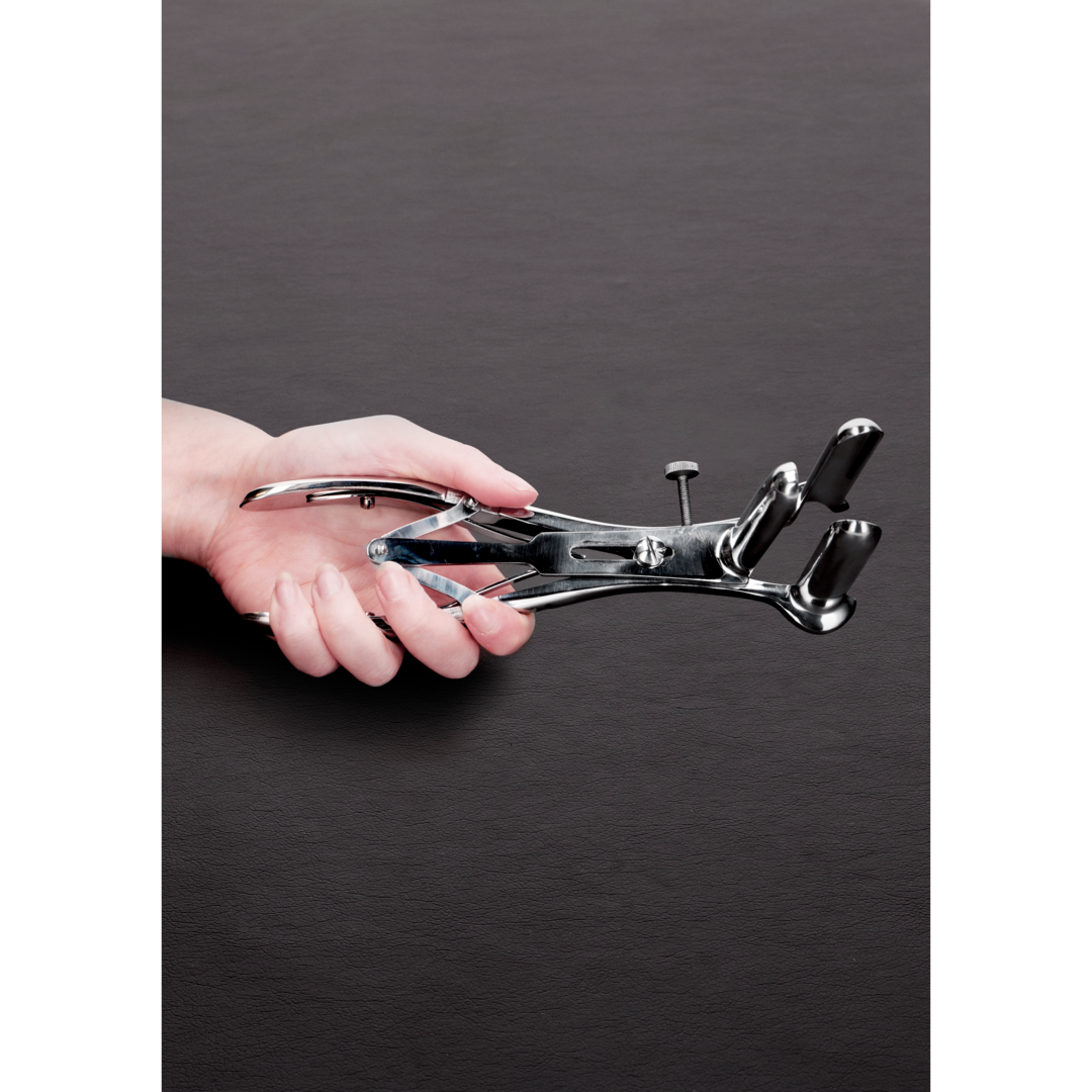 Shots Steel - Rektal Spekulum "Matthieu" dreiarmig - Edelstahl