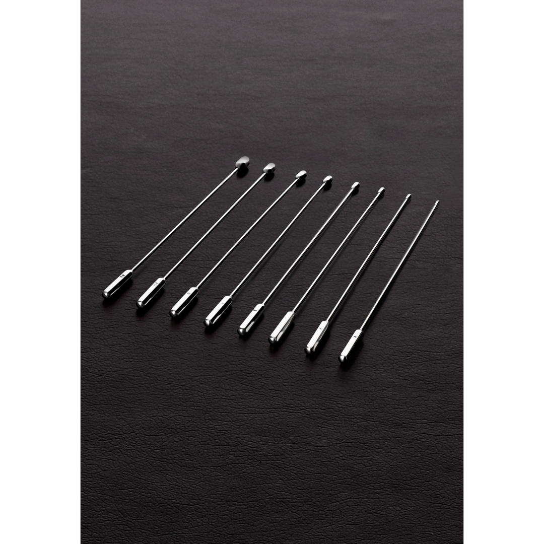 Shots Steel - "Rosebud Urethral Sounds" 8 teiliges Set