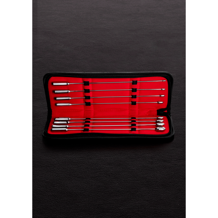 Shots Steel - "Rosebud Urethral Sounds" 8 teiliges Set