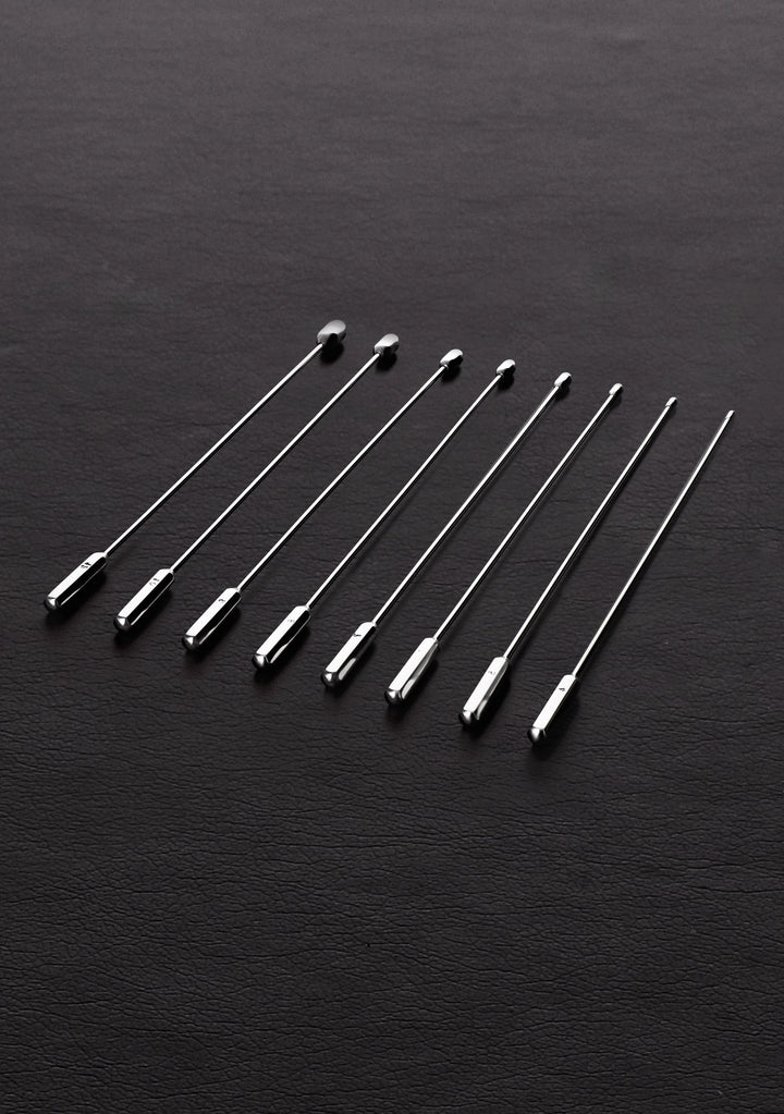 Shots Steel - "Rosebud Urethral Sounds" 8 teiliges Set